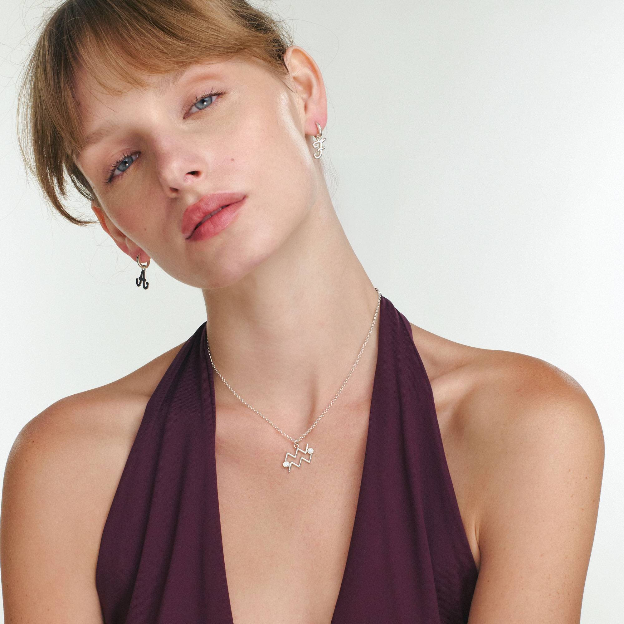 Give Me a Sign Zodiac Necklace - Silver-6 product photo