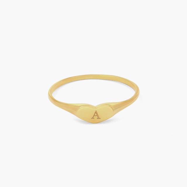 Initial Rings | Letter Rings in Gold & Silver - Oak & Luna