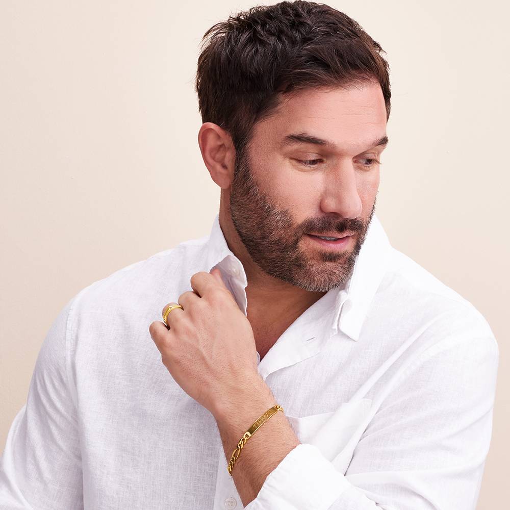 ID Bracelet for Men - Gold-3 product photo
