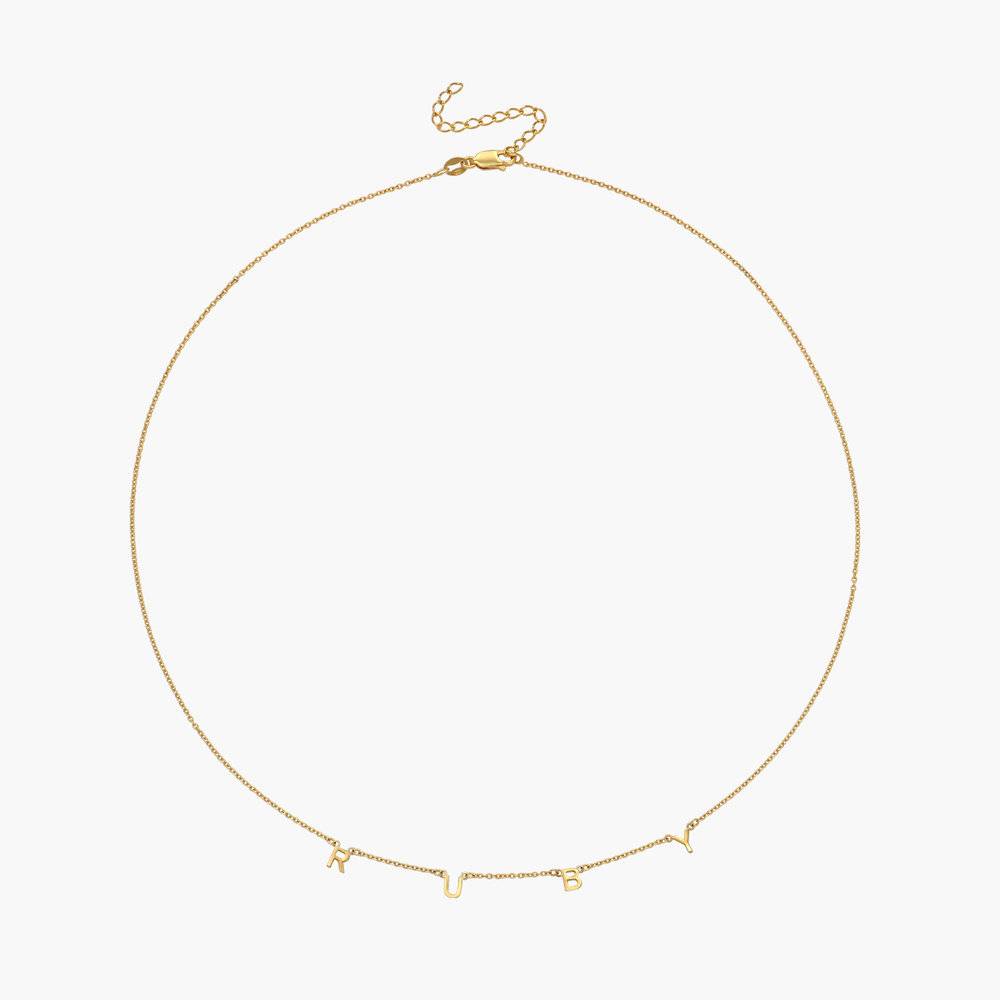 Inez Initial Necklace - Gold Plated-4 product photo