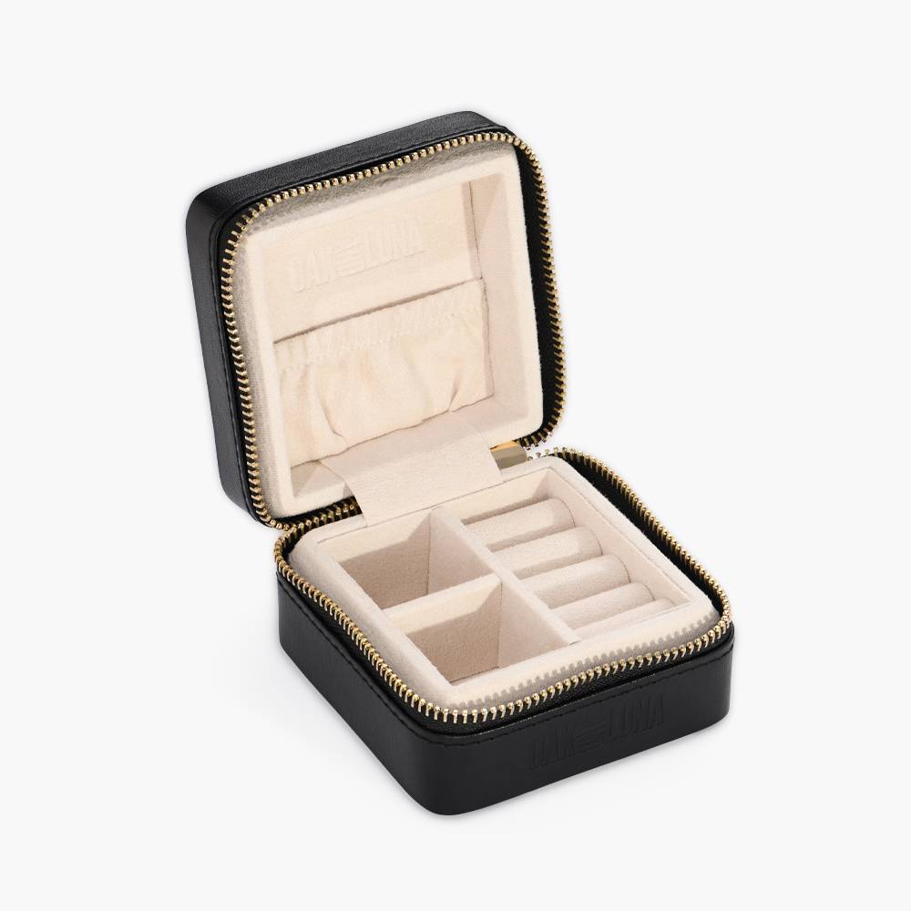 Black Jewelry Box with Personalization-2 product photo