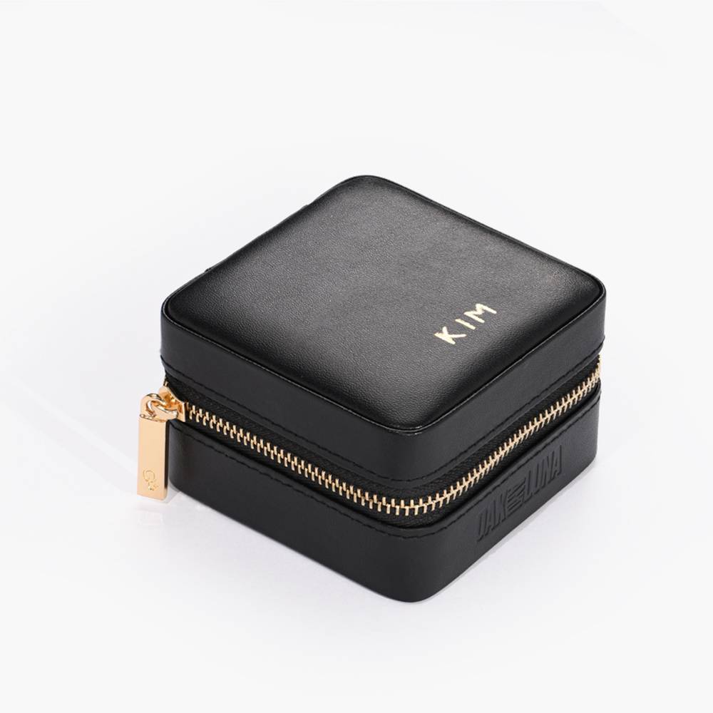 Black Jewelry Box with Personalization-1 product photo