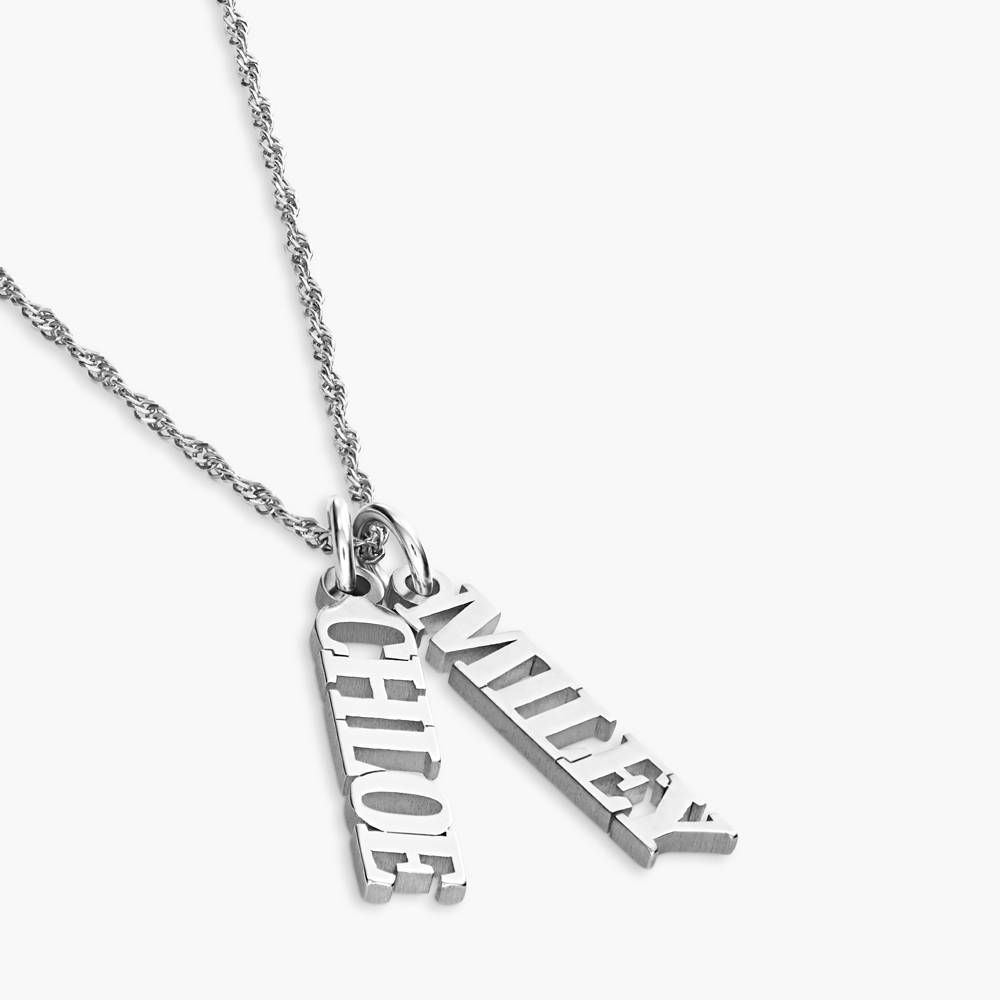 Last minute Mother's Day Pack "Singapore Name Necklace - Silver"-4 product photo