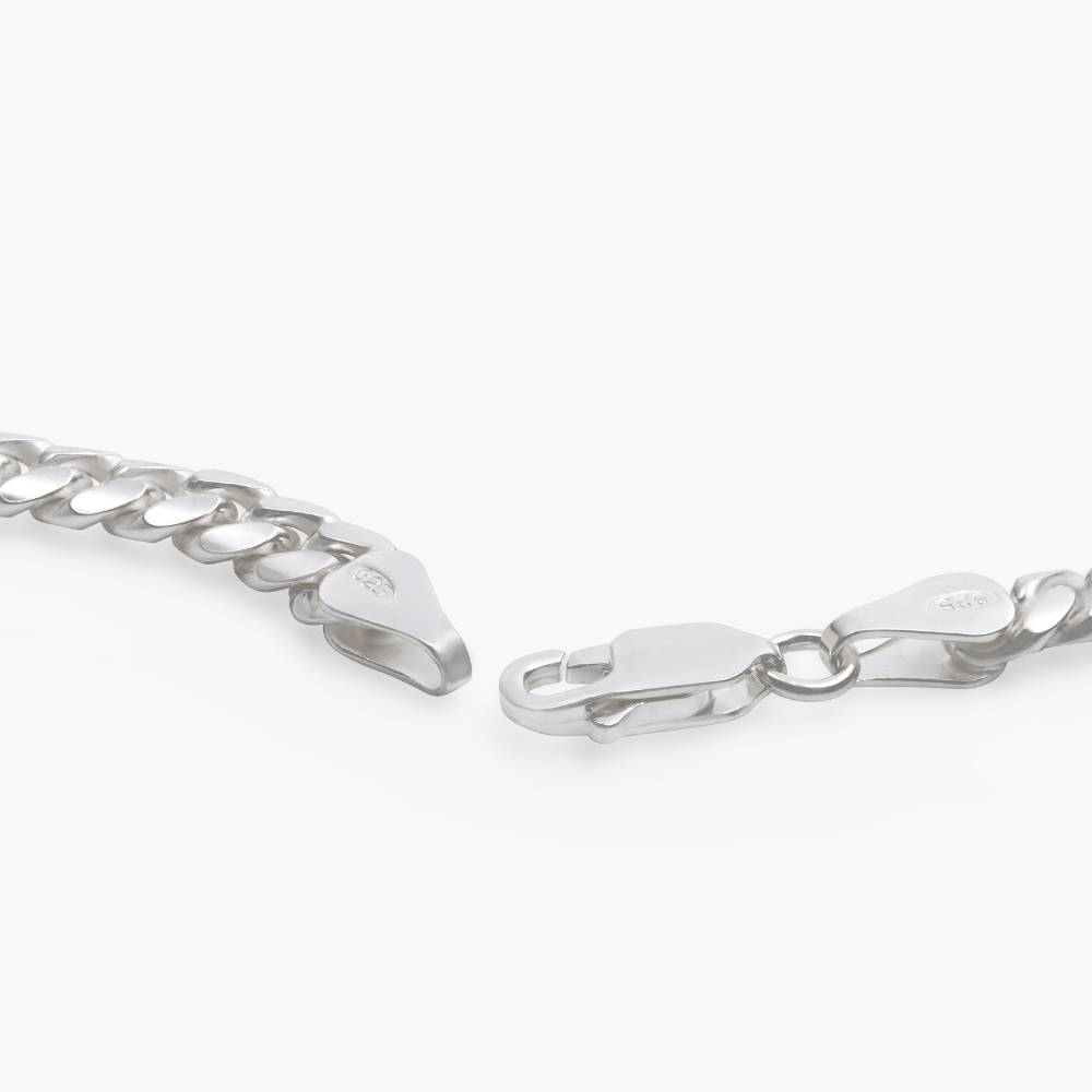 Cuban Chain Bracelet - 3 mm - Stainless Steel-4 product photo