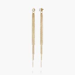 Single Mimosa Stud Earring 14K