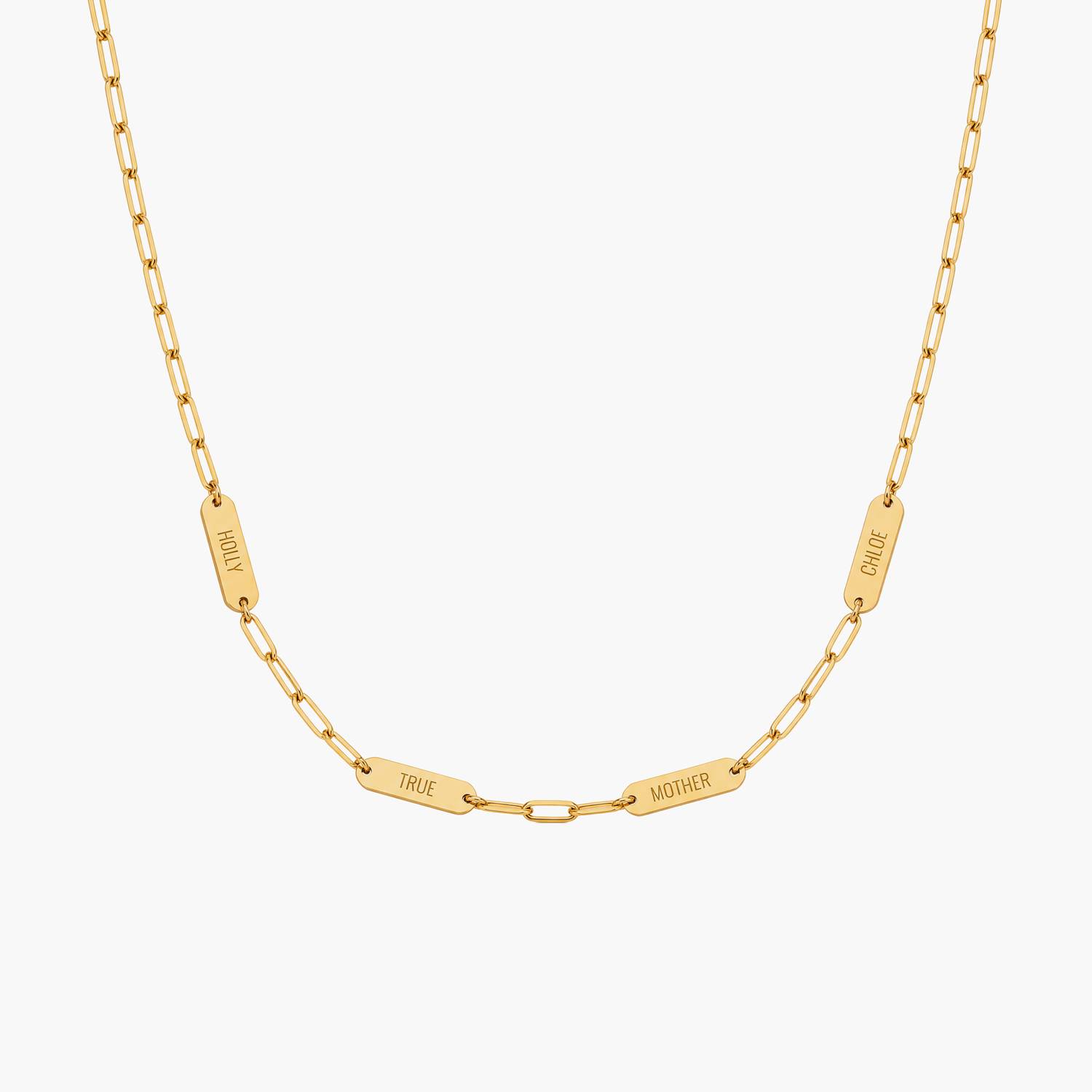 Mini Ivy Name Necklace - Gold-1 product photo