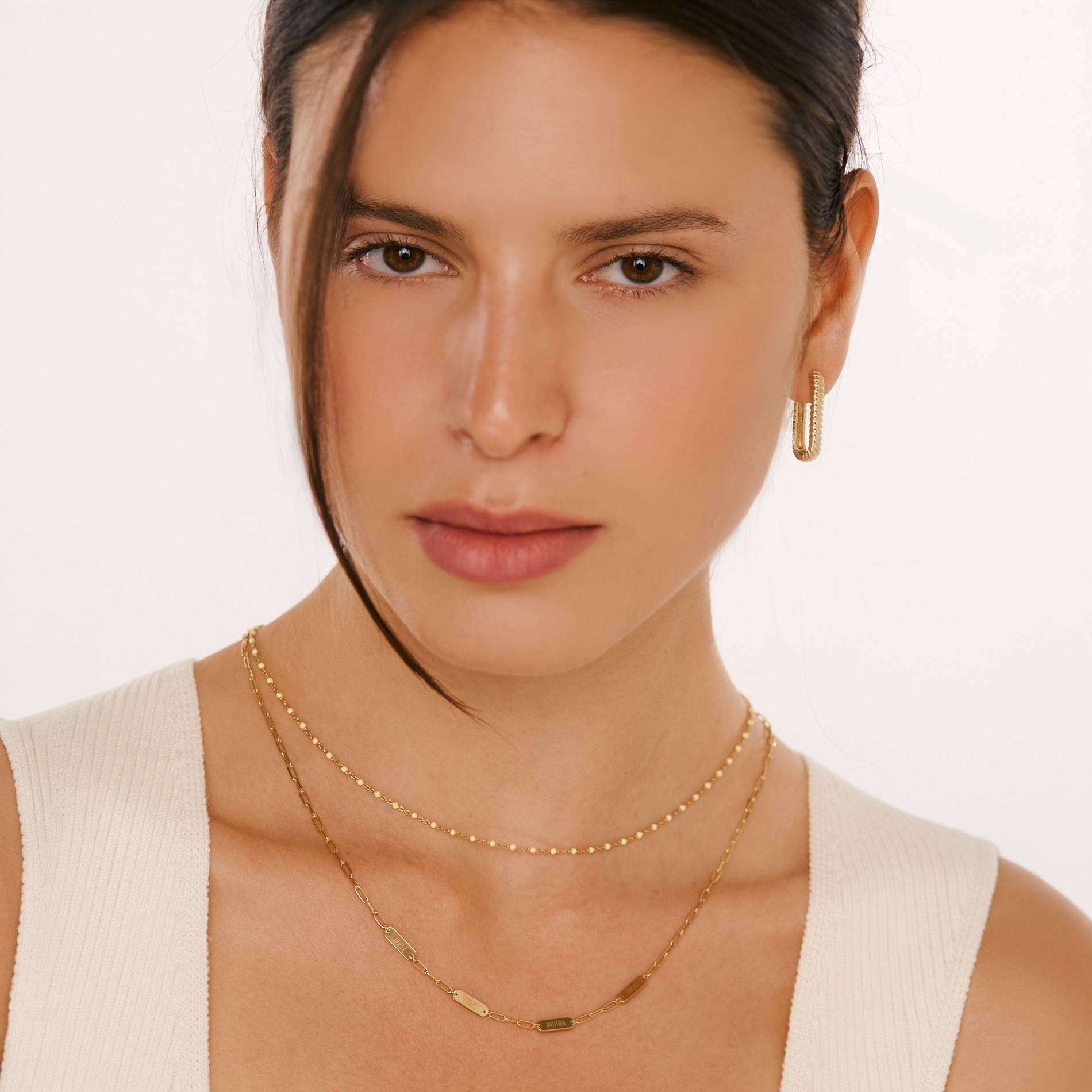 Mini Ivy Name Necklace - Gold-3 product photo