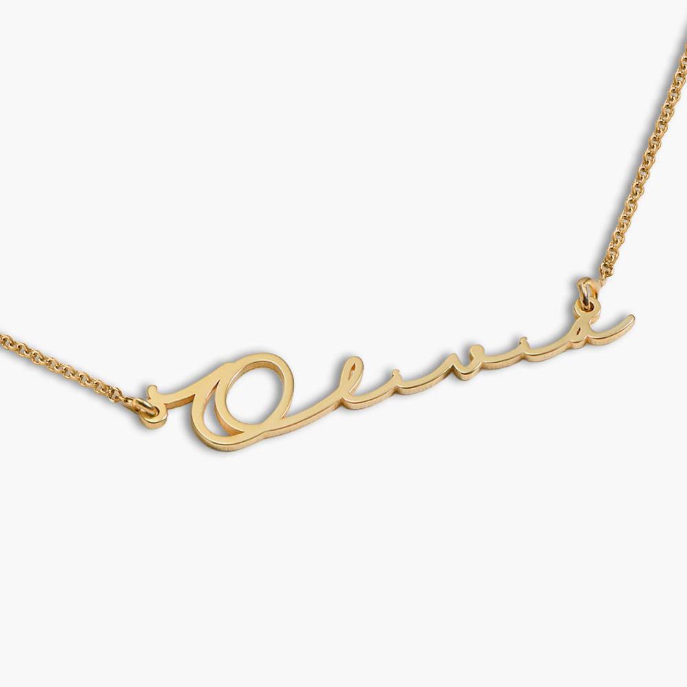 Mon Petit Name Necklace - Gold-4 product photo