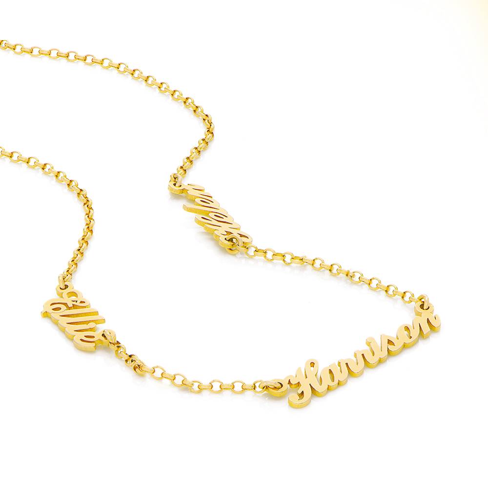 Multiple Name Necklace - Gold Plated-3 product photo