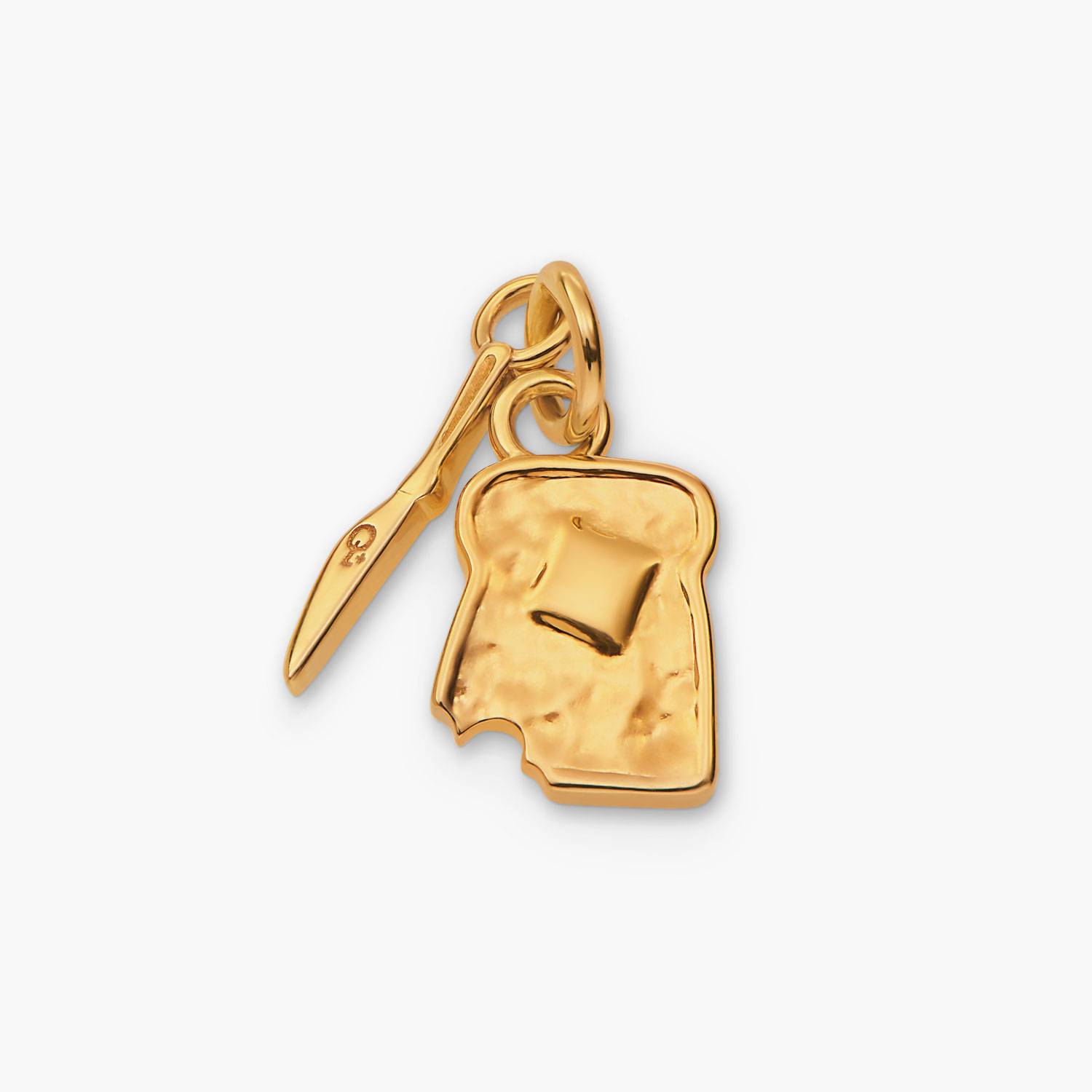 My Bread and Butter Charm- Gold-1 product photo