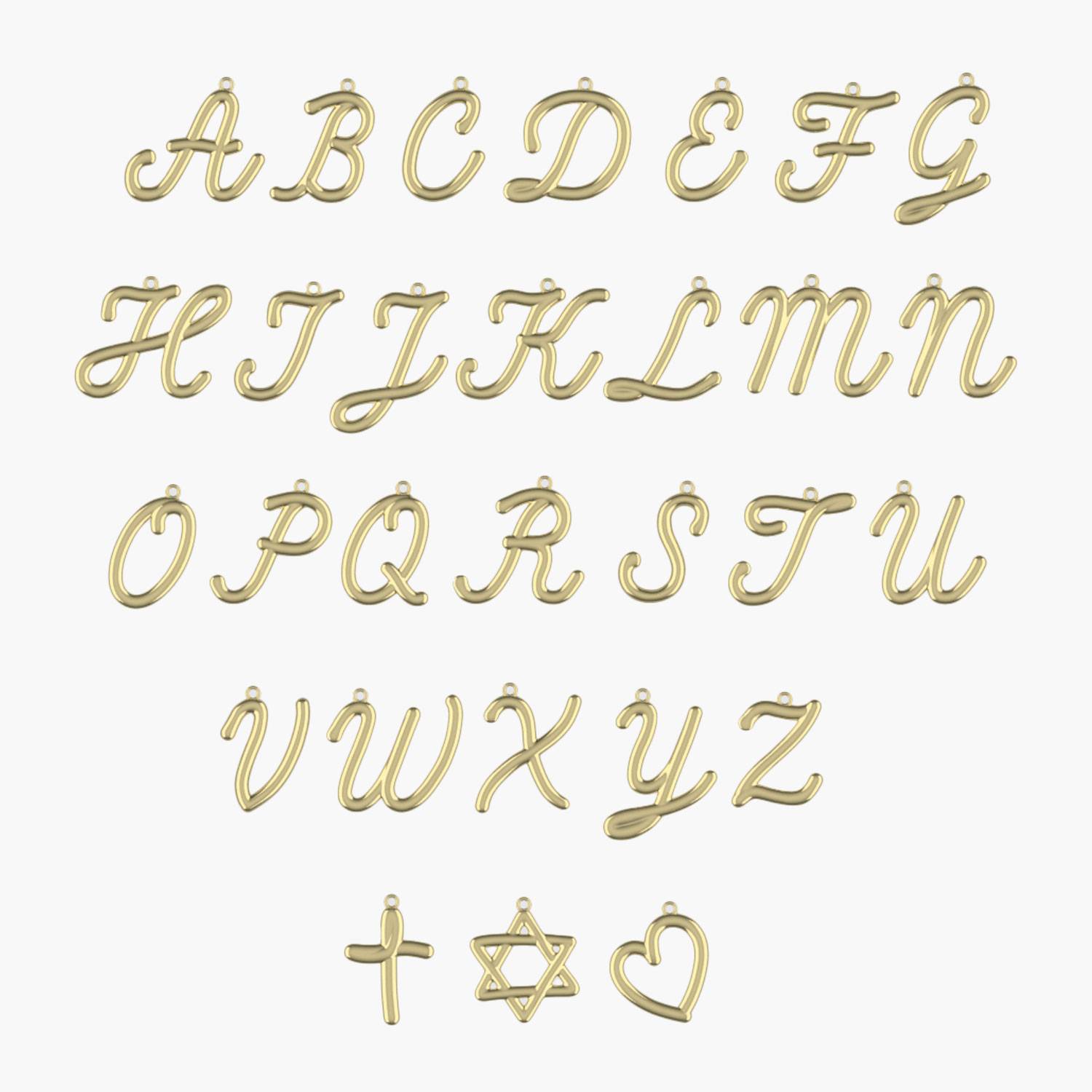 My Signature Initial - Gold-3 product photo