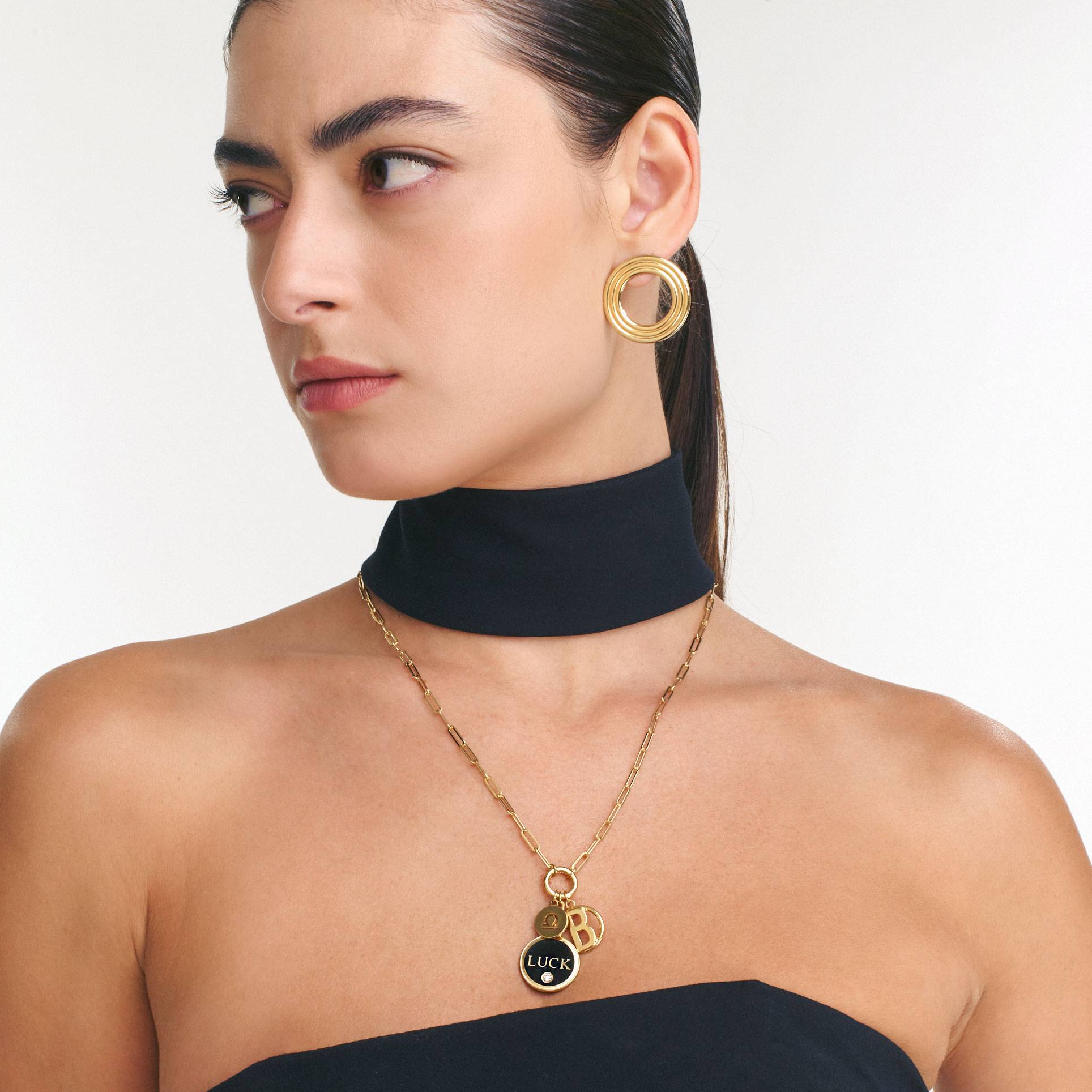 My Story Charm Necklace- Gold Vermeil-2 product photo