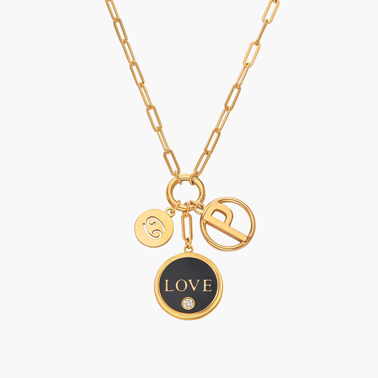 My Story Charm Necklace- Gold Vermeil