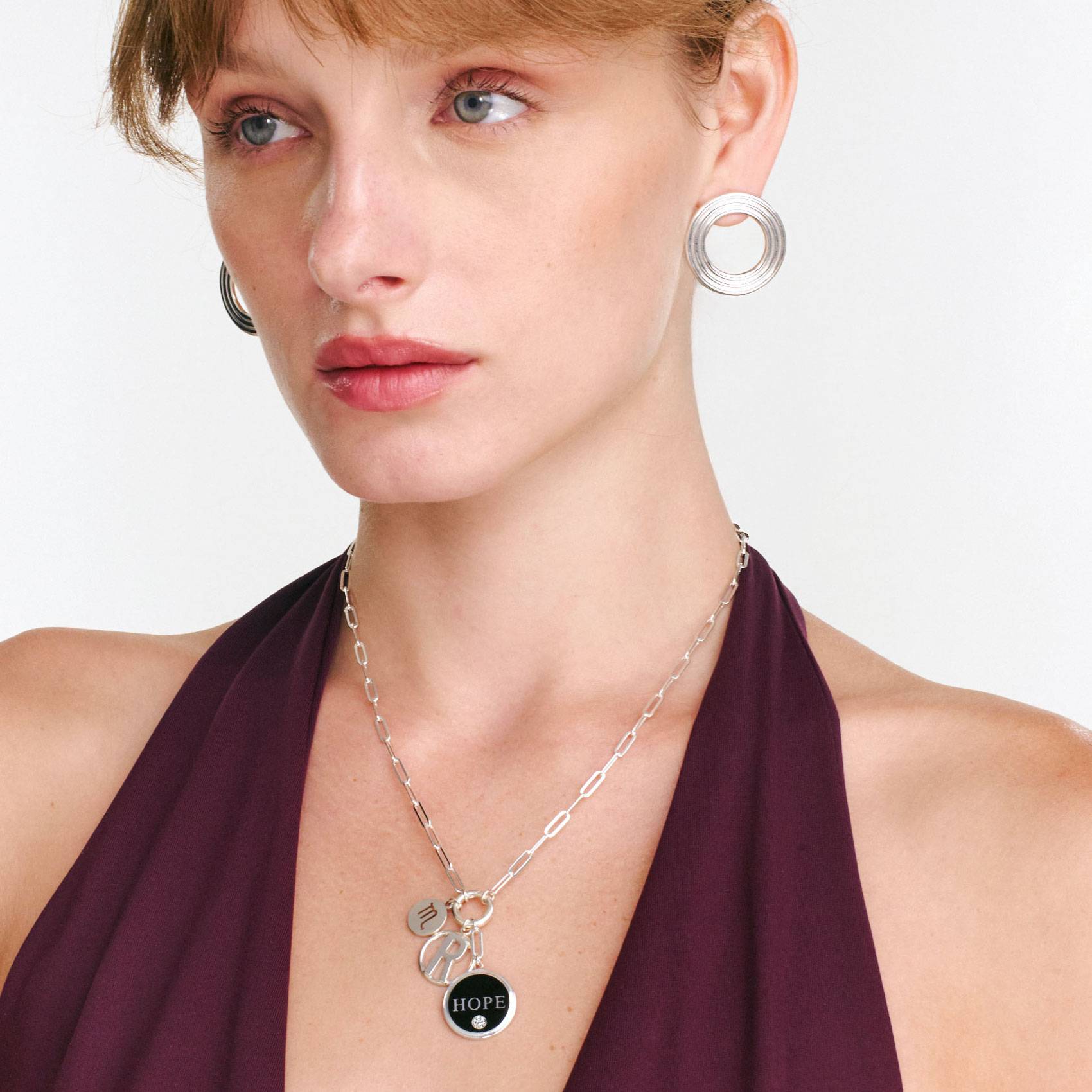 My Story Charm Necklace- Silver-2 product photo