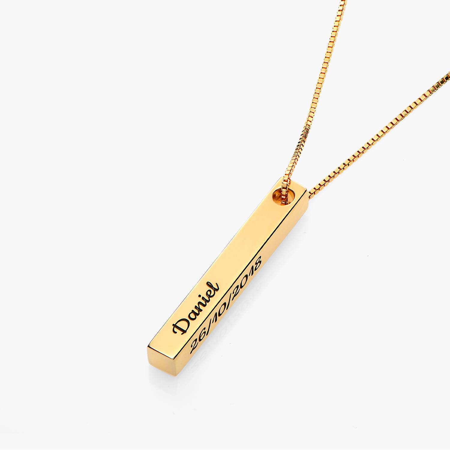 Pillar Bar Necklace - 18k Gold Vermeil-1 product photo