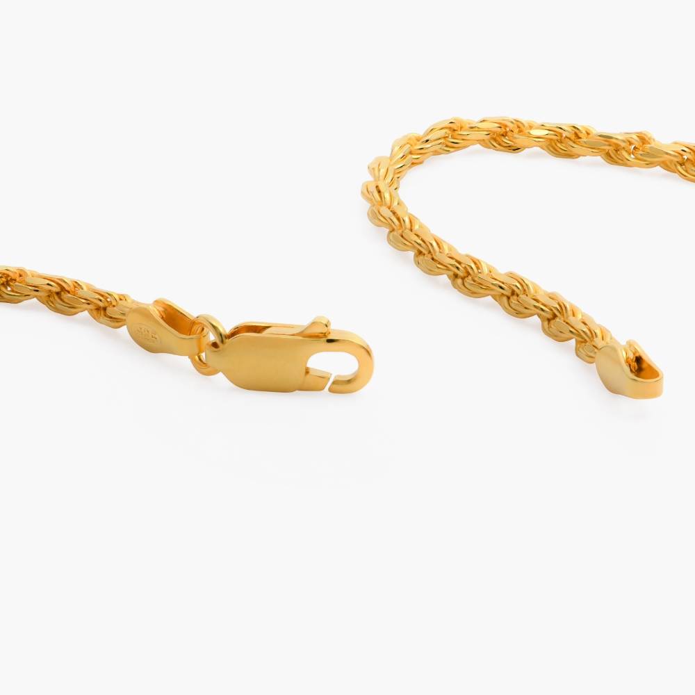 Rope Chain- 2.7 mm - Gold Plated-1 product photo