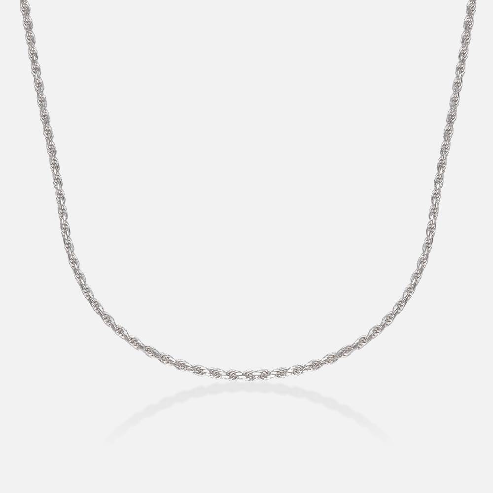 Rope Chain- 2.7 mm - Silver product photo