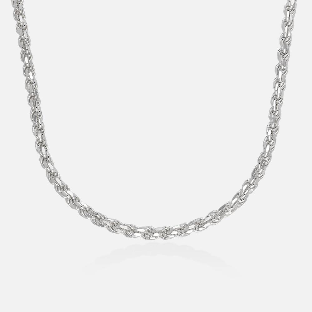 Rope Chain- 5.6 mm - Silver-1 product photo