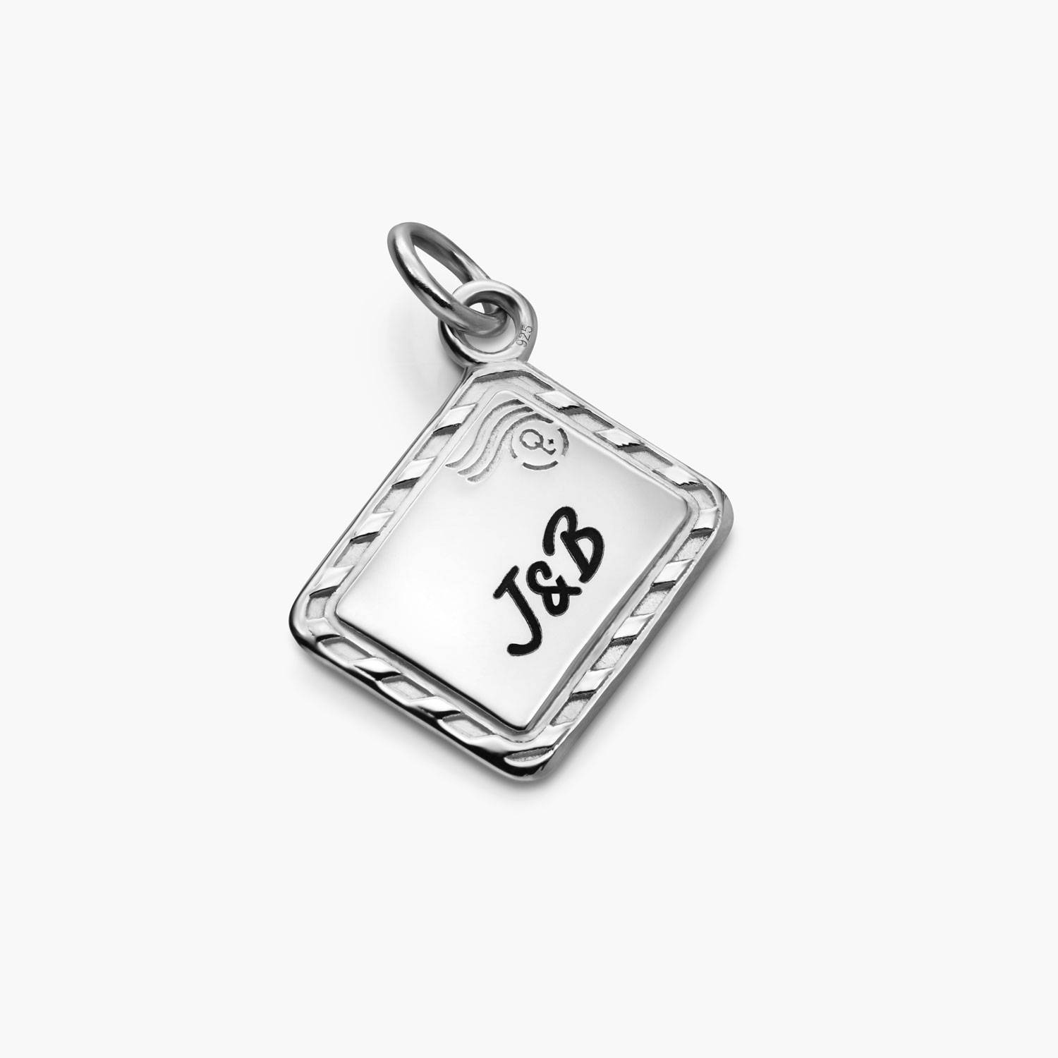 Sealed with a Kiss Charm- Silver-3 product photo