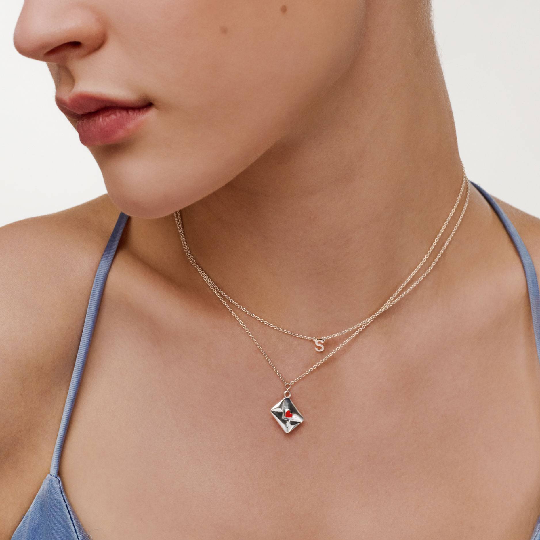 Sealed with a Kiss Charm- Silver-1 product photo