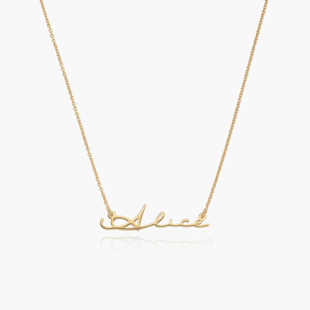 Mon Petit Name Necklace - 14K Solid Gold product photo