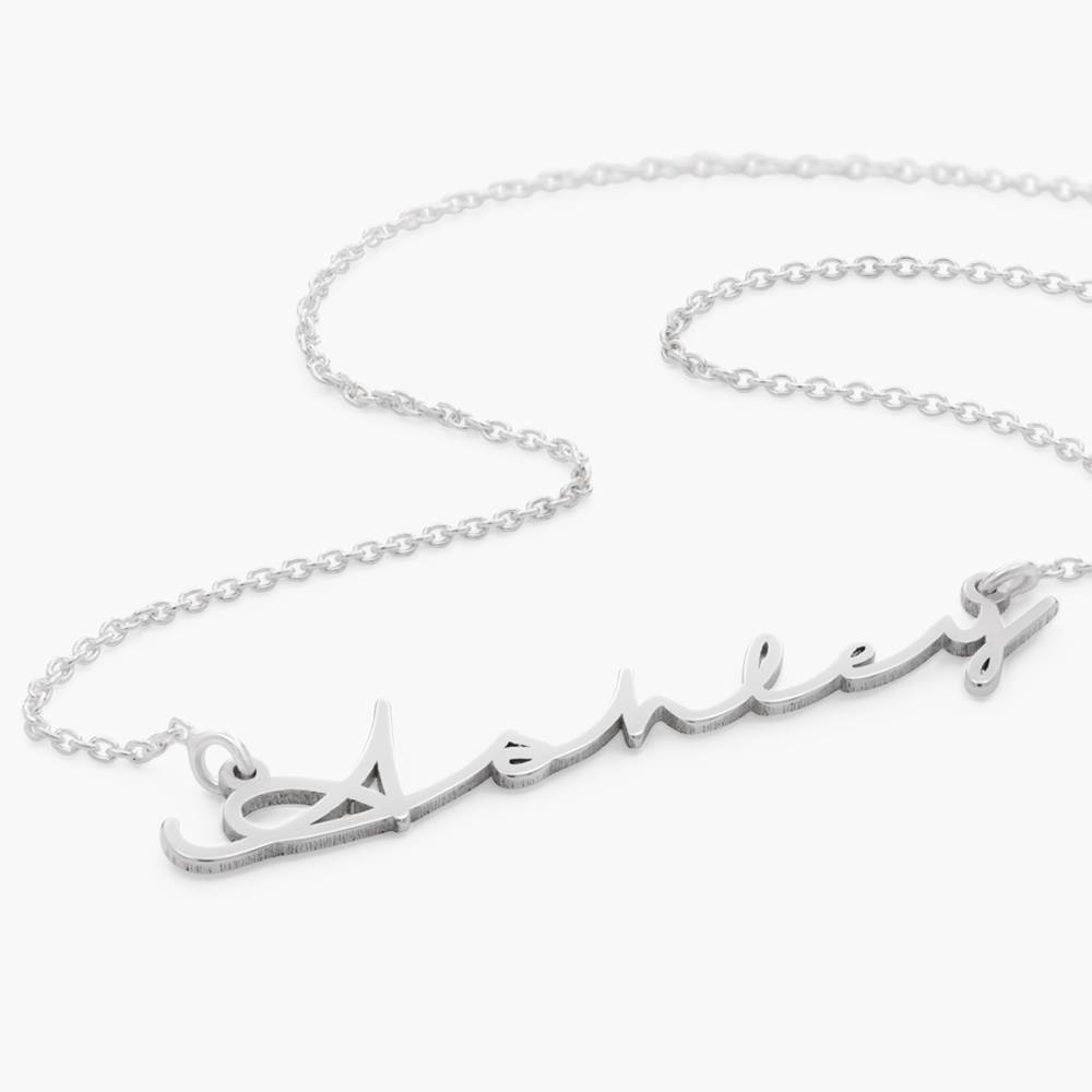 Mon Petit Name Necklace - Silver-5 product photo