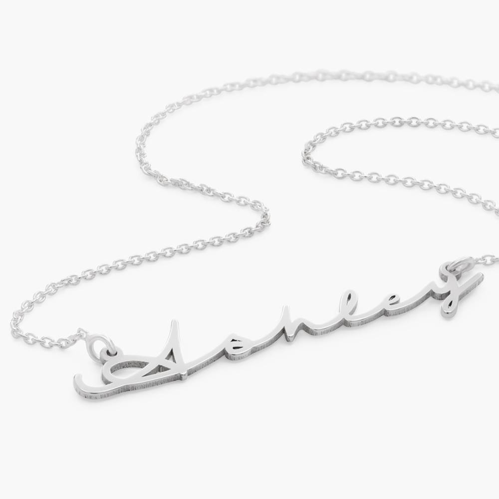 Signature Name Necklace (Silver)