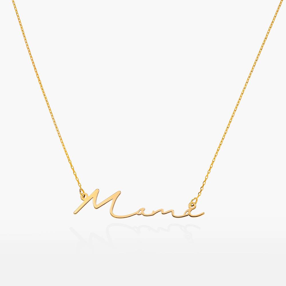 Mon Petit Name Necklace - Gold Plated-6 product photo