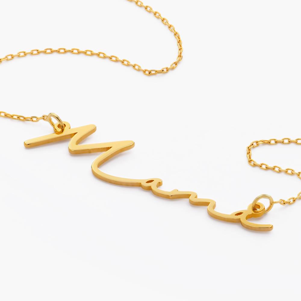 Mon Petit Name Necklace - Gold Plated-1 product photo