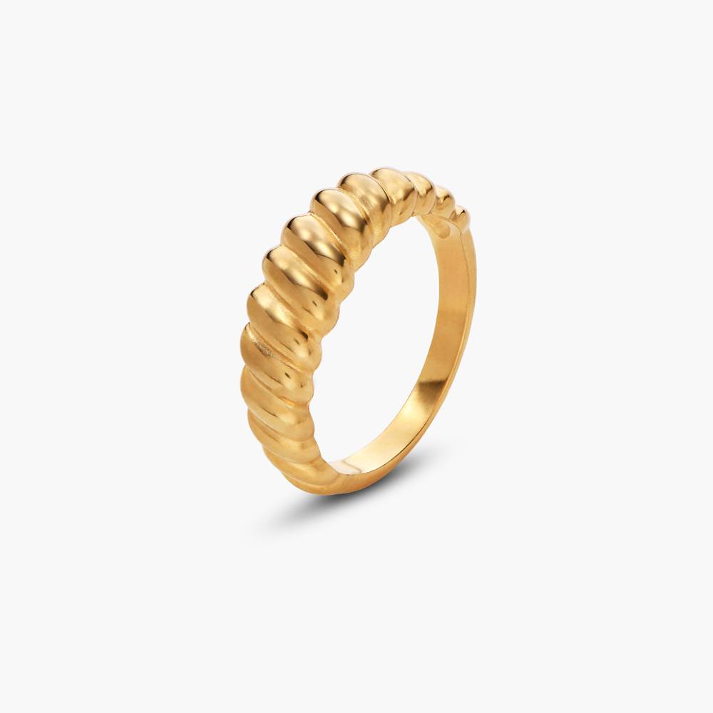 Small Pastry Dome Ring - Gold-2 product photo