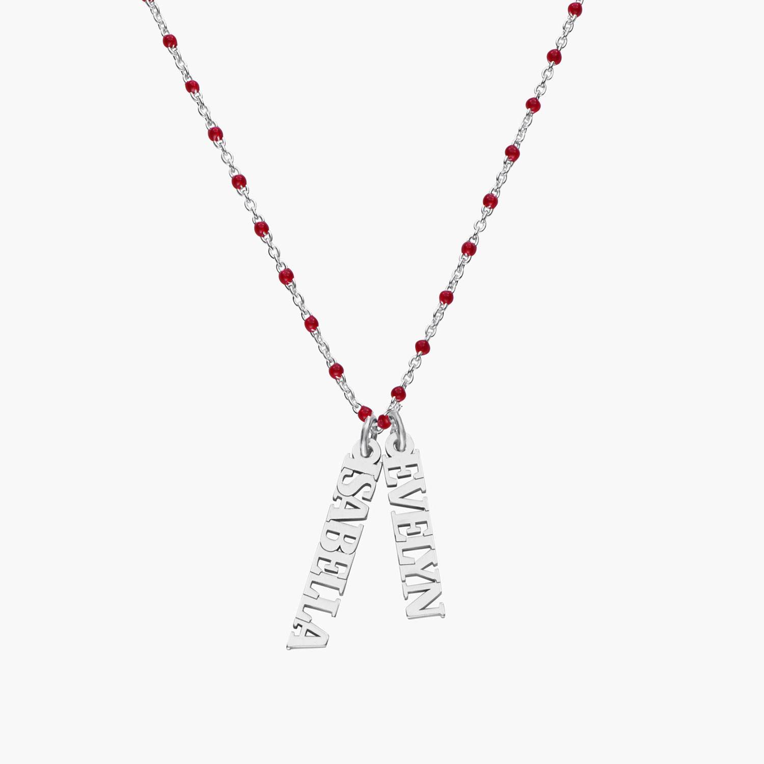 Soltale Bordeaux Singapore Chain Name Necklace- Silver-3 Soltale Bordeaux Singapore Chain Name Necklace- Silver-3 product photo