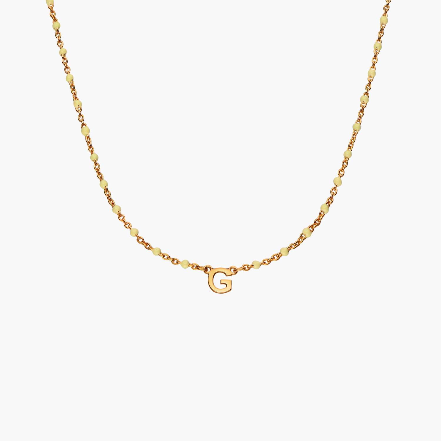 Soltale Butter Inez Initial Necklace - Gold Vermeil-4 Soltale Butter Inez Initial Necklace - Gold Vermeil-4 product photo