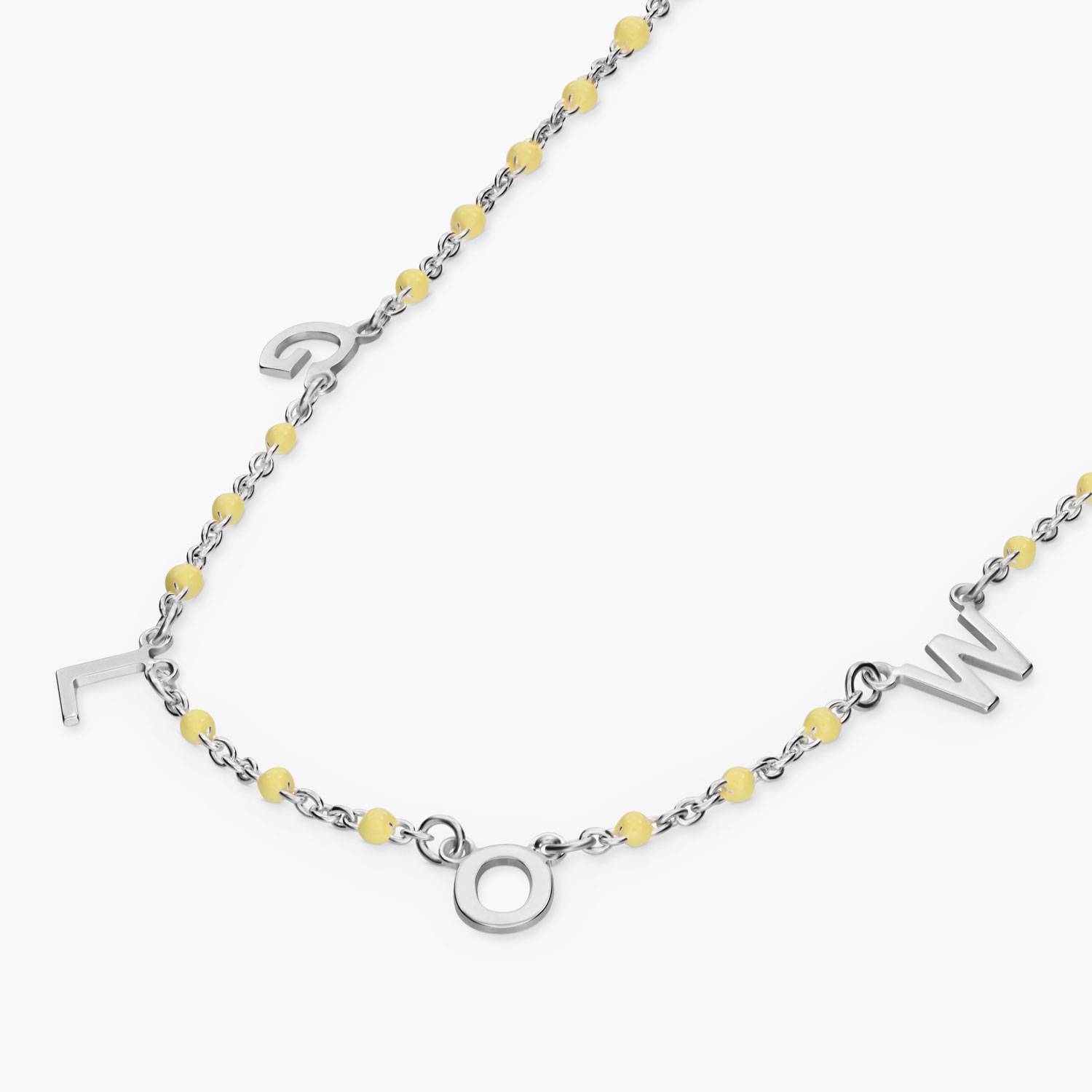 Collier initiales Soltale Butter Inez - Argent-2 Collier initiales Soltale Butter Inez - Argent-2 photo du produit