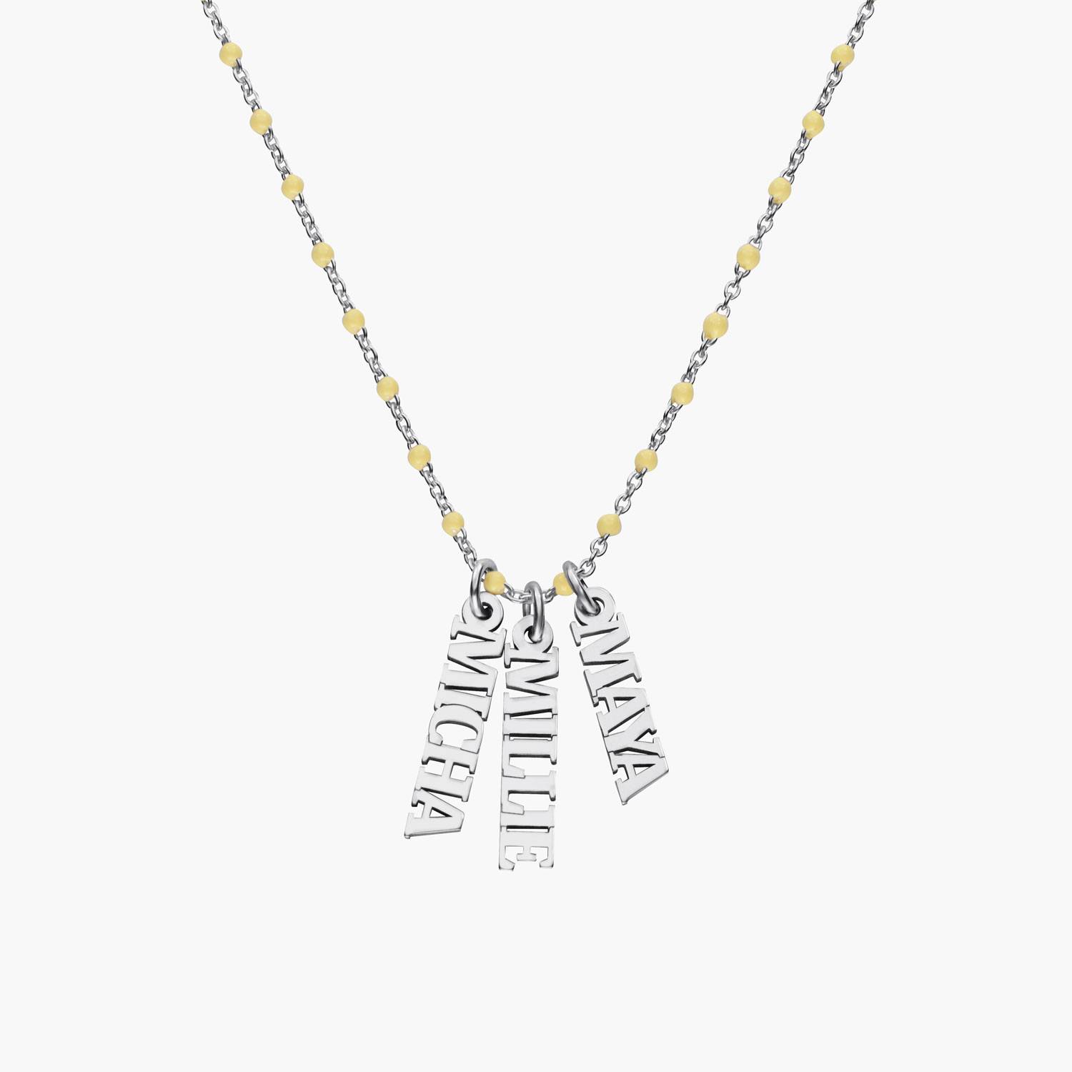 Collier prénom Soltale Butter à chaîne Singapore - Argent-4 Collier prénom Soltale Butter à chaîne Singapore - Argent-4 photo du produit
