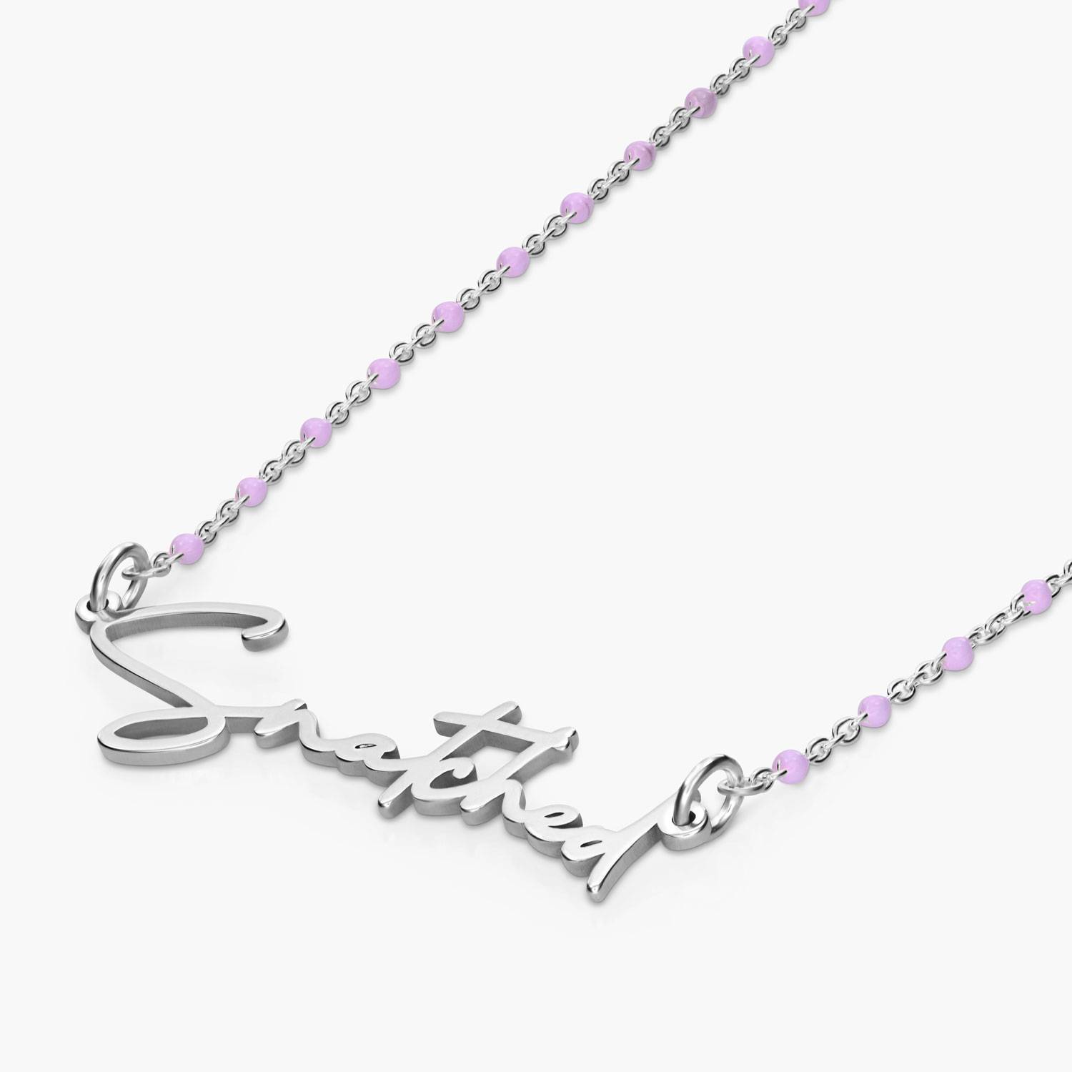 Collier prénom Soltale Lavender Belle - Argent-2 Collier prénom Soltale Lavender Belle - Argent-2 photo du produit