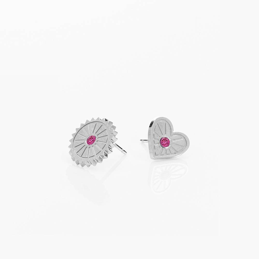 Spirit Stud Earrings - Silver-1 product photo