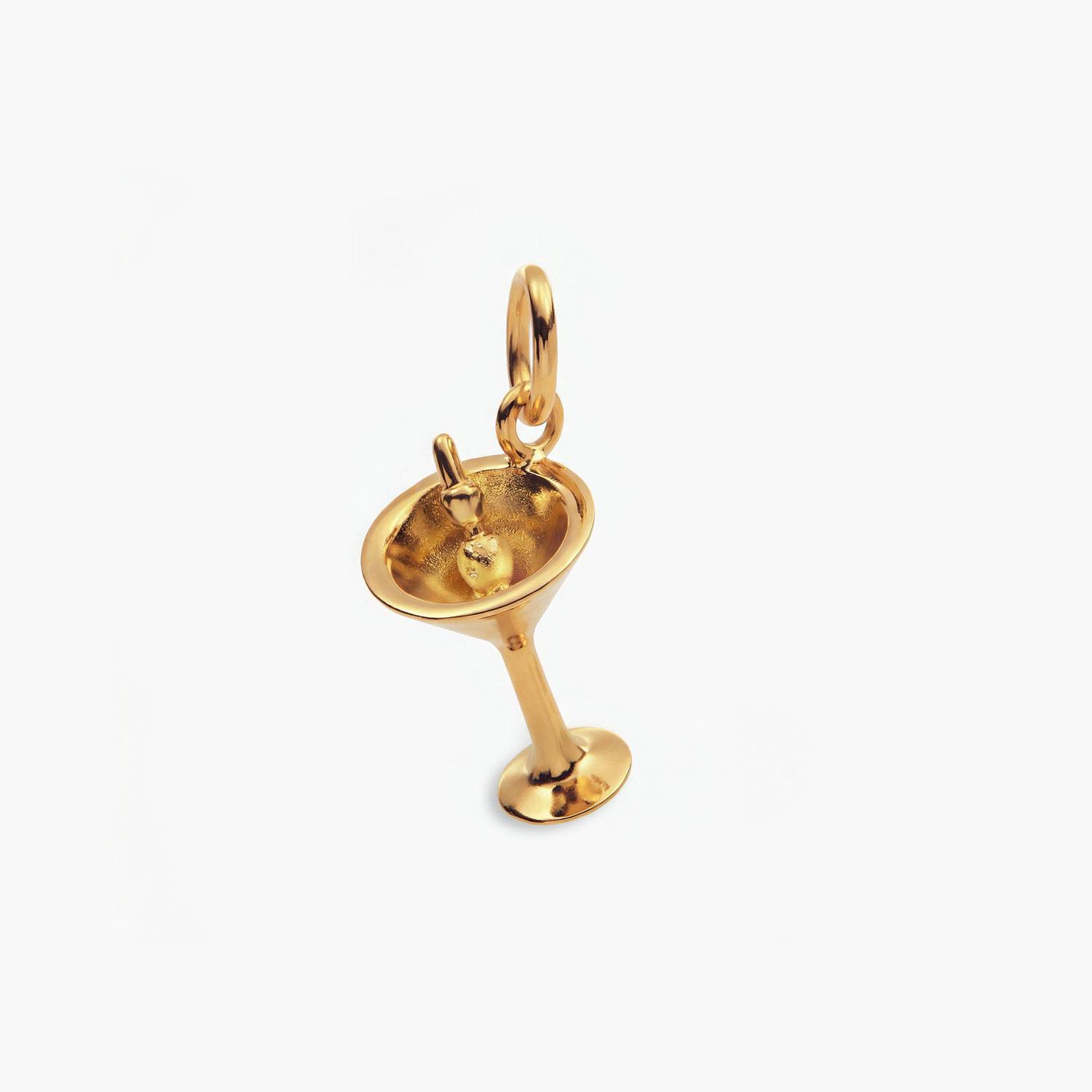 Stirred, Not Shaken Charm- Gold-1 product photo