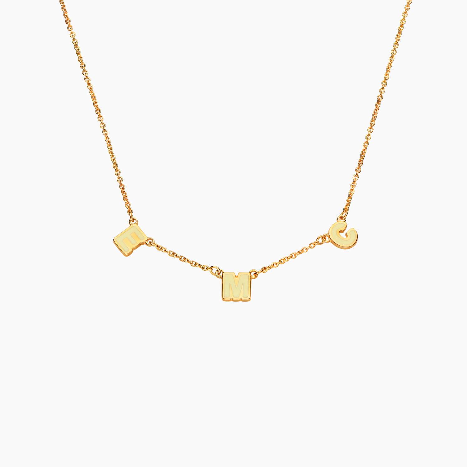 Sunrise Inez Initial Necklace - Gold Vermeil-4 Sunrise Inez Initial Necklace - Gold Vermeil-4 product photo