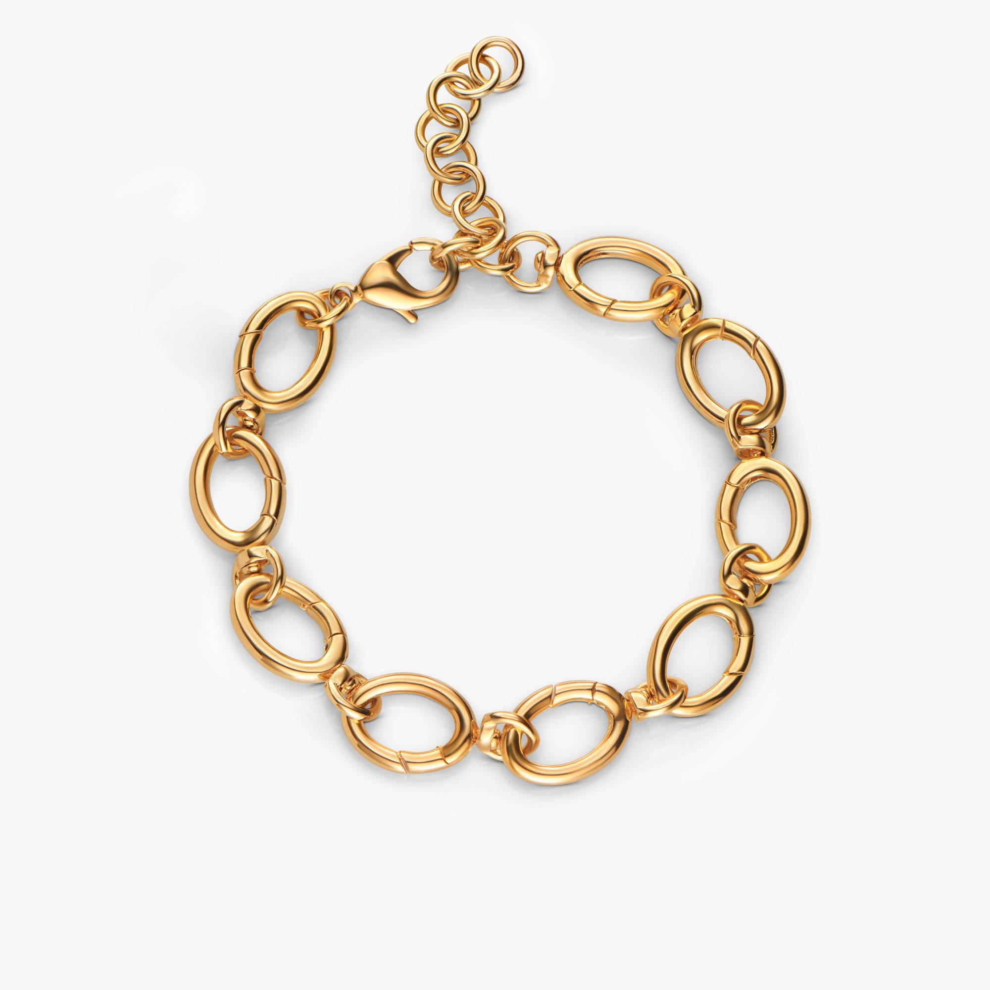 The Chapters Charm Bracelet in Gold-1 product photo
