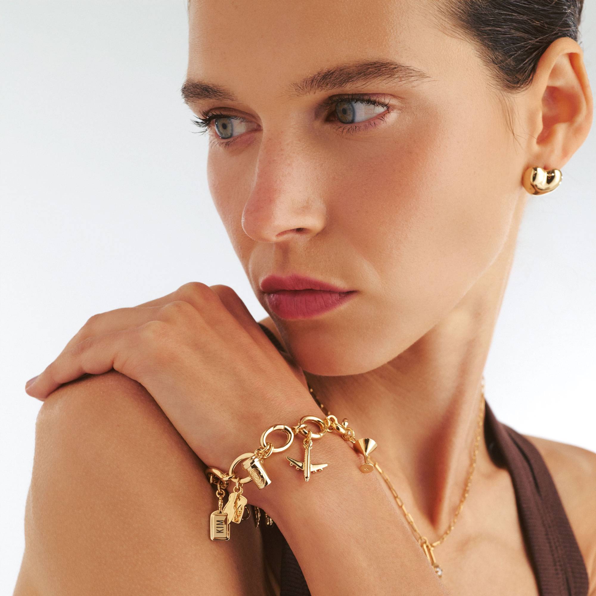 The Chapters Charm Bracelet- Gold-2 product photo