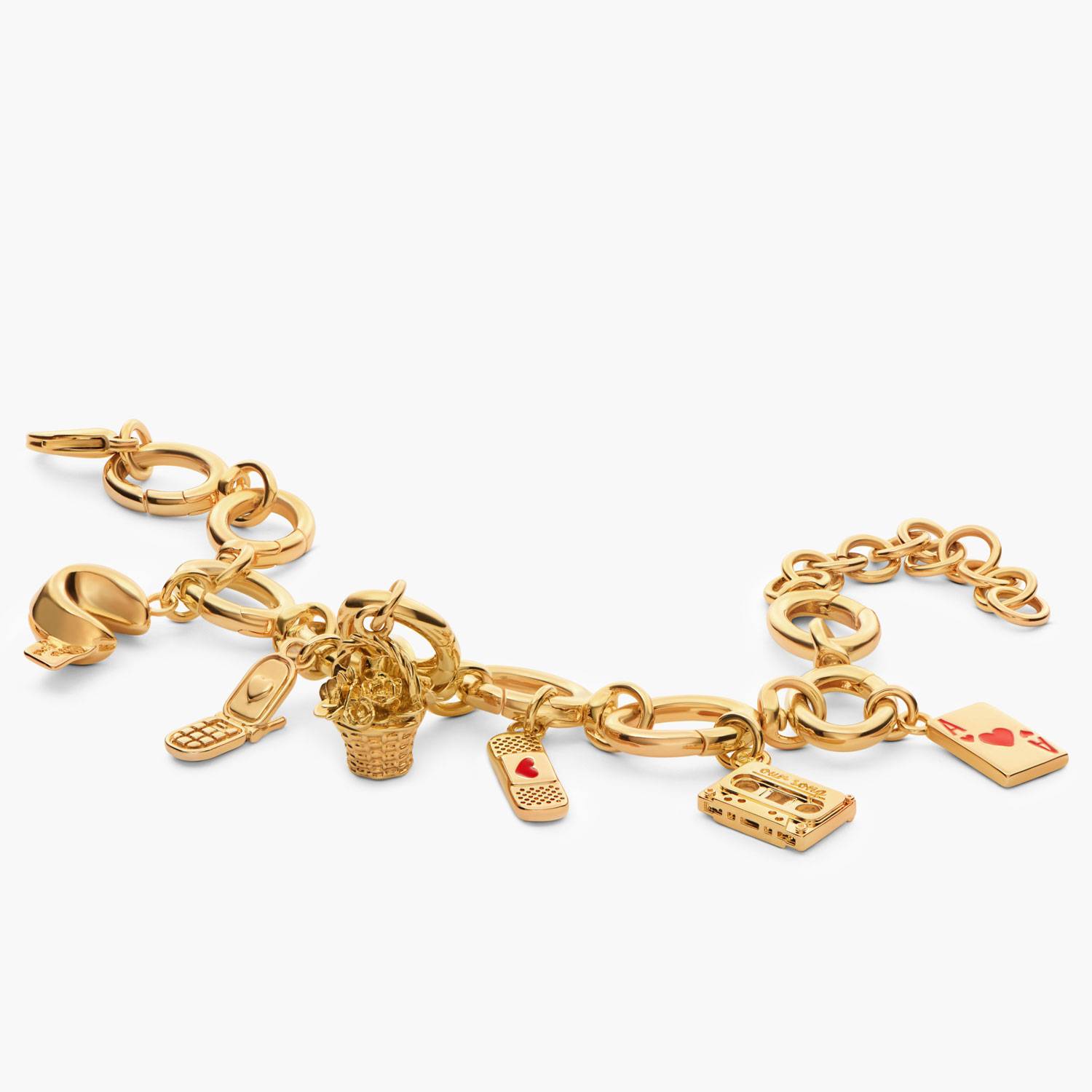The Chapters Charm Bracelet- Gold Plated-1 product photo