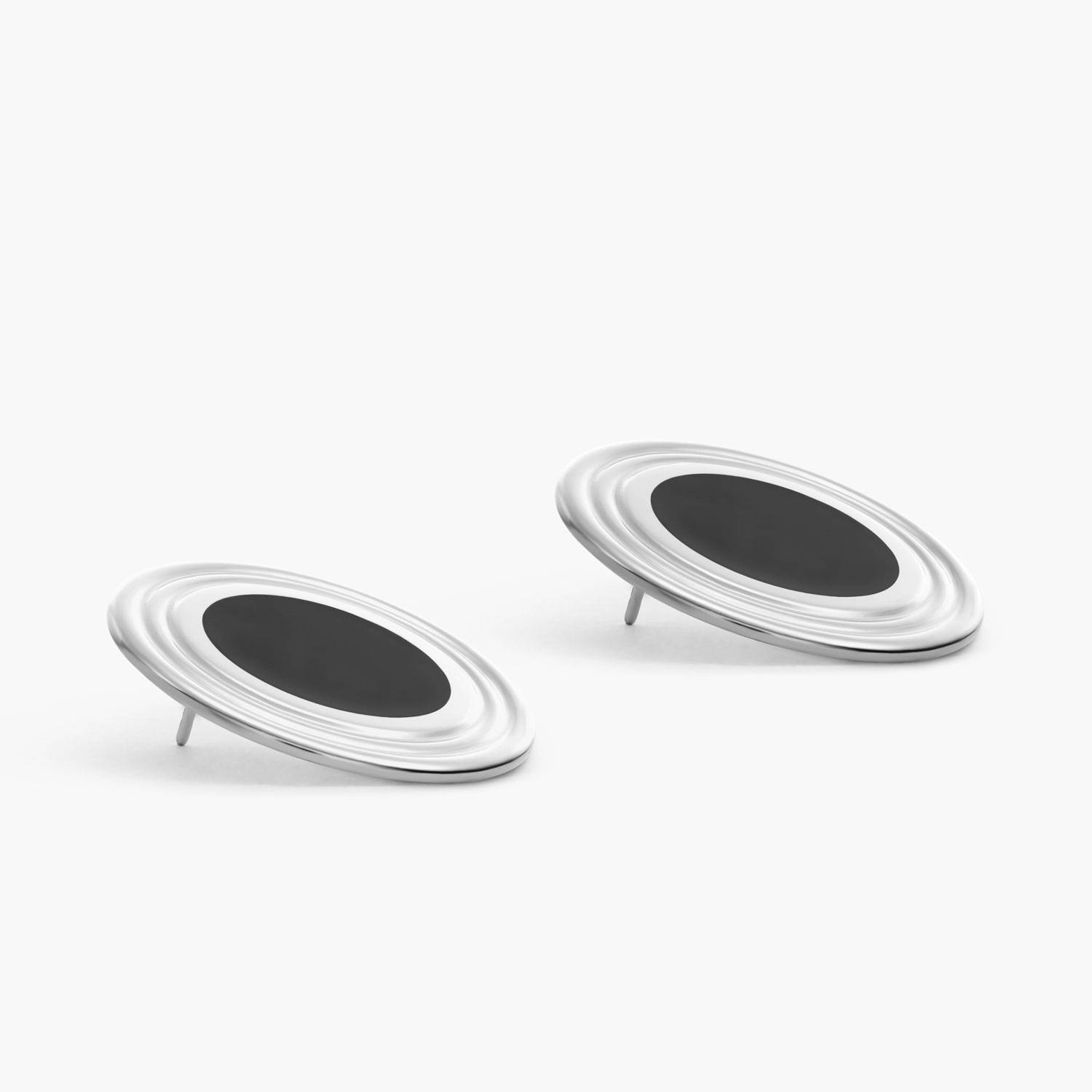 The Happy hour Stud Earrings - Silver-1 product photo