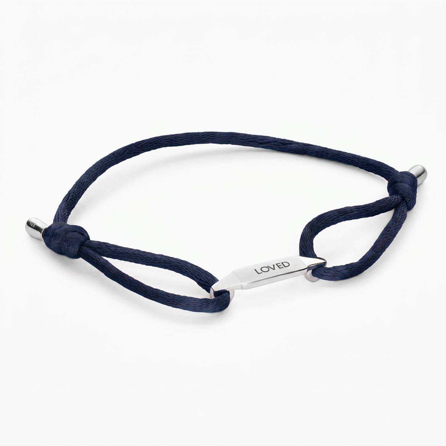 The Engraved Lineup Bracelet - Silver-4 product photo