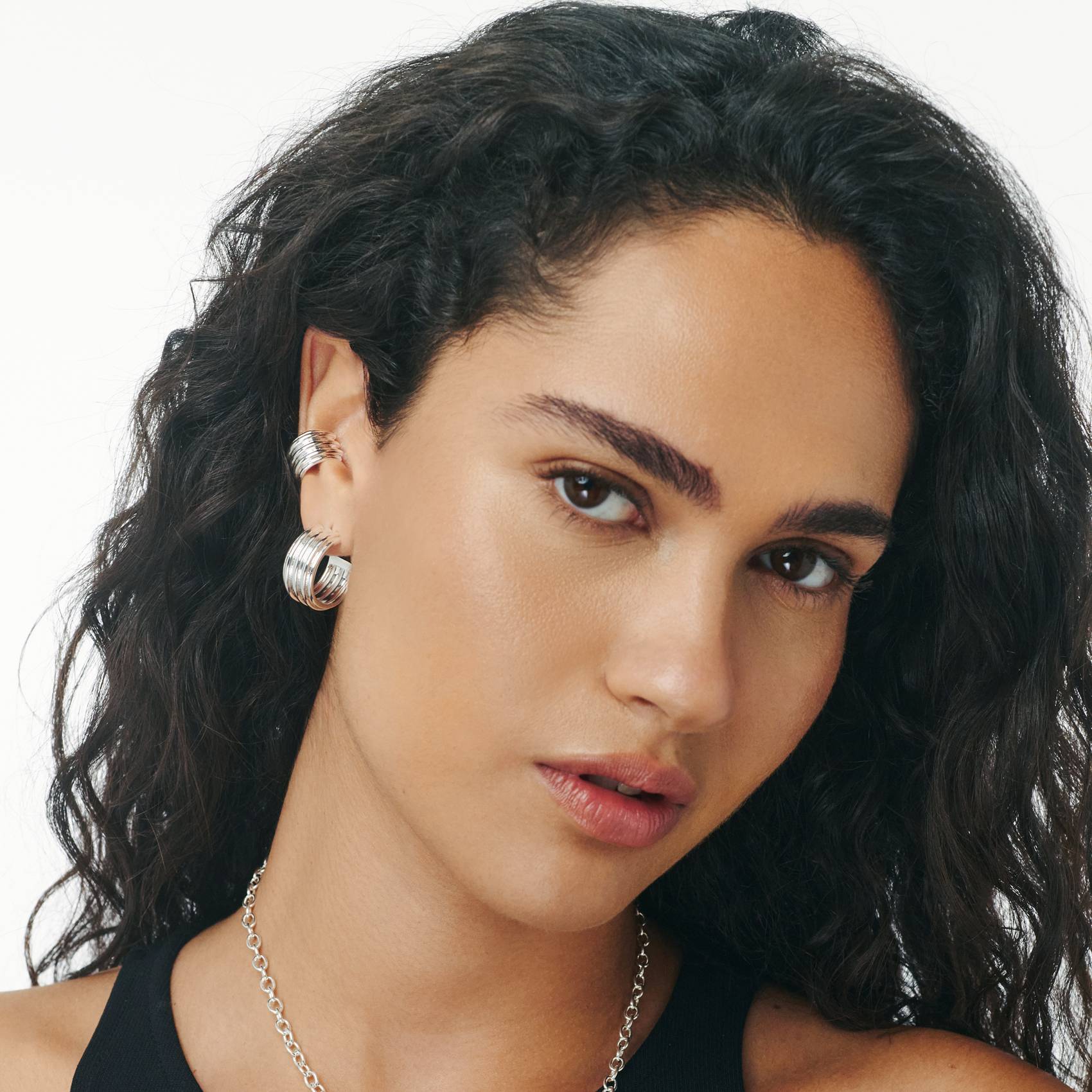 No. 08 —The Essential Ear Cuff- Silver-5 product photo