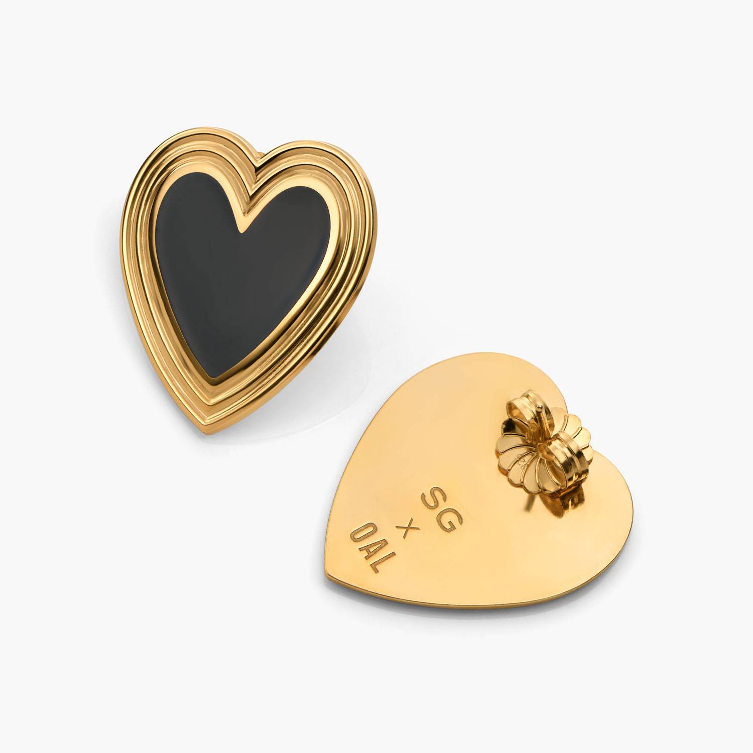 The golden hour Stud Earrings  - Gold Vermeil-3 product photo
