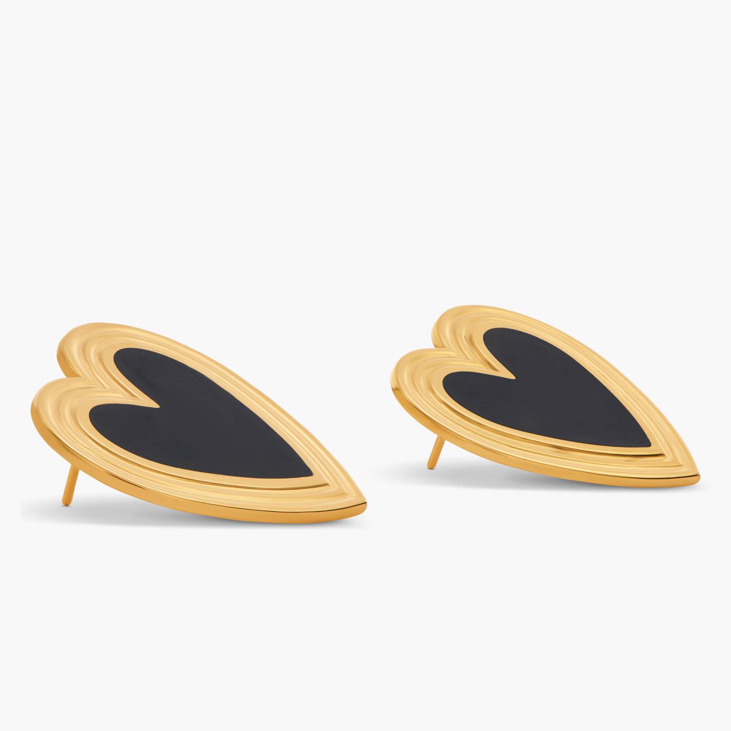 The golden hour Stud Earrings  - Gold Vermeil-5 product photo
