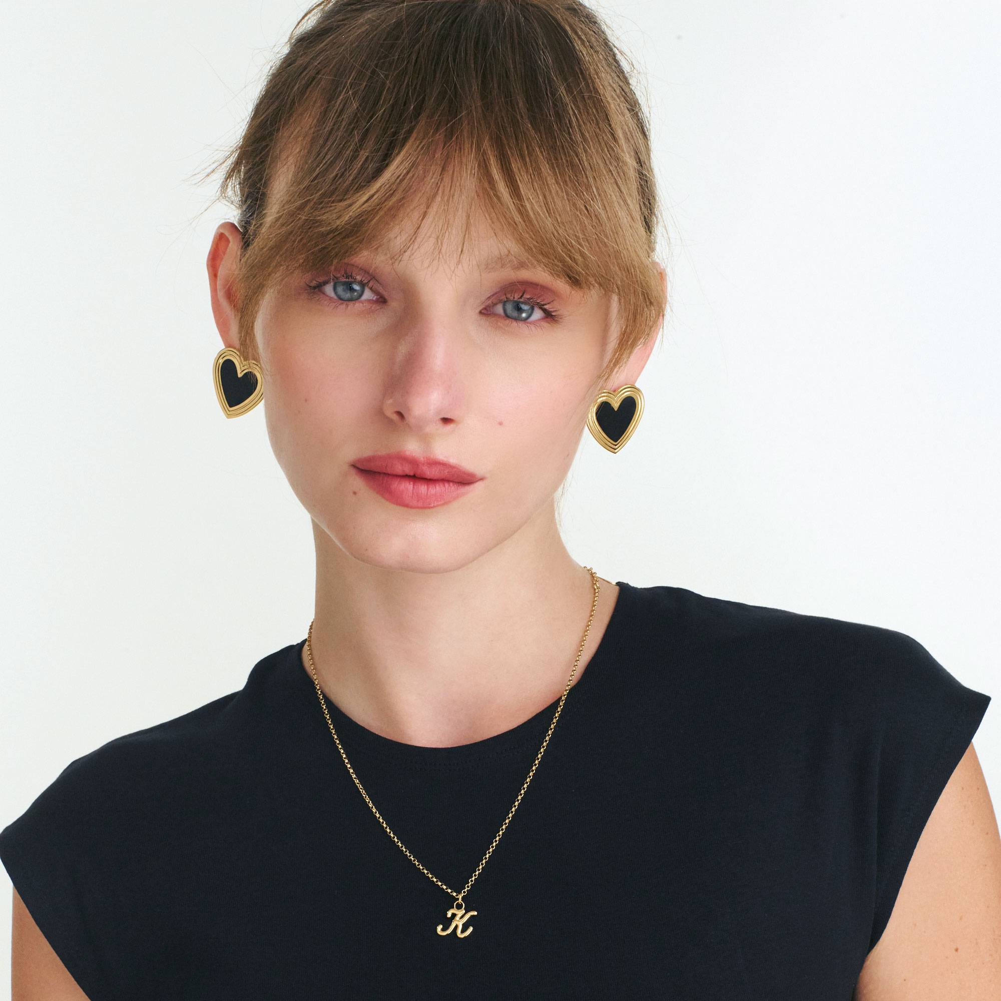 The golden hour Stud Earrings  - Gold Vermeil-4 product photo
