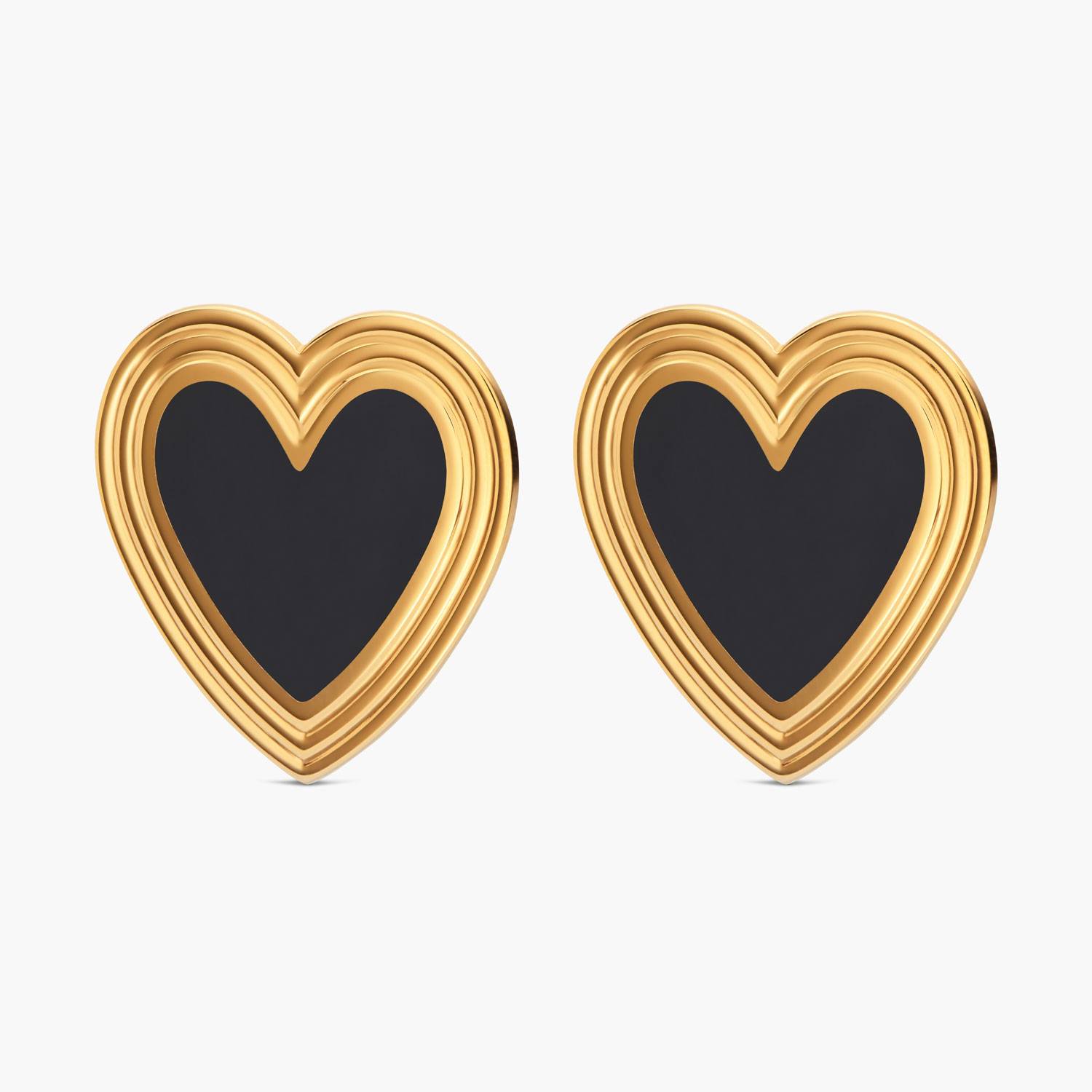 The golden hour Stud Earrings  - Gold Vermeil product photo