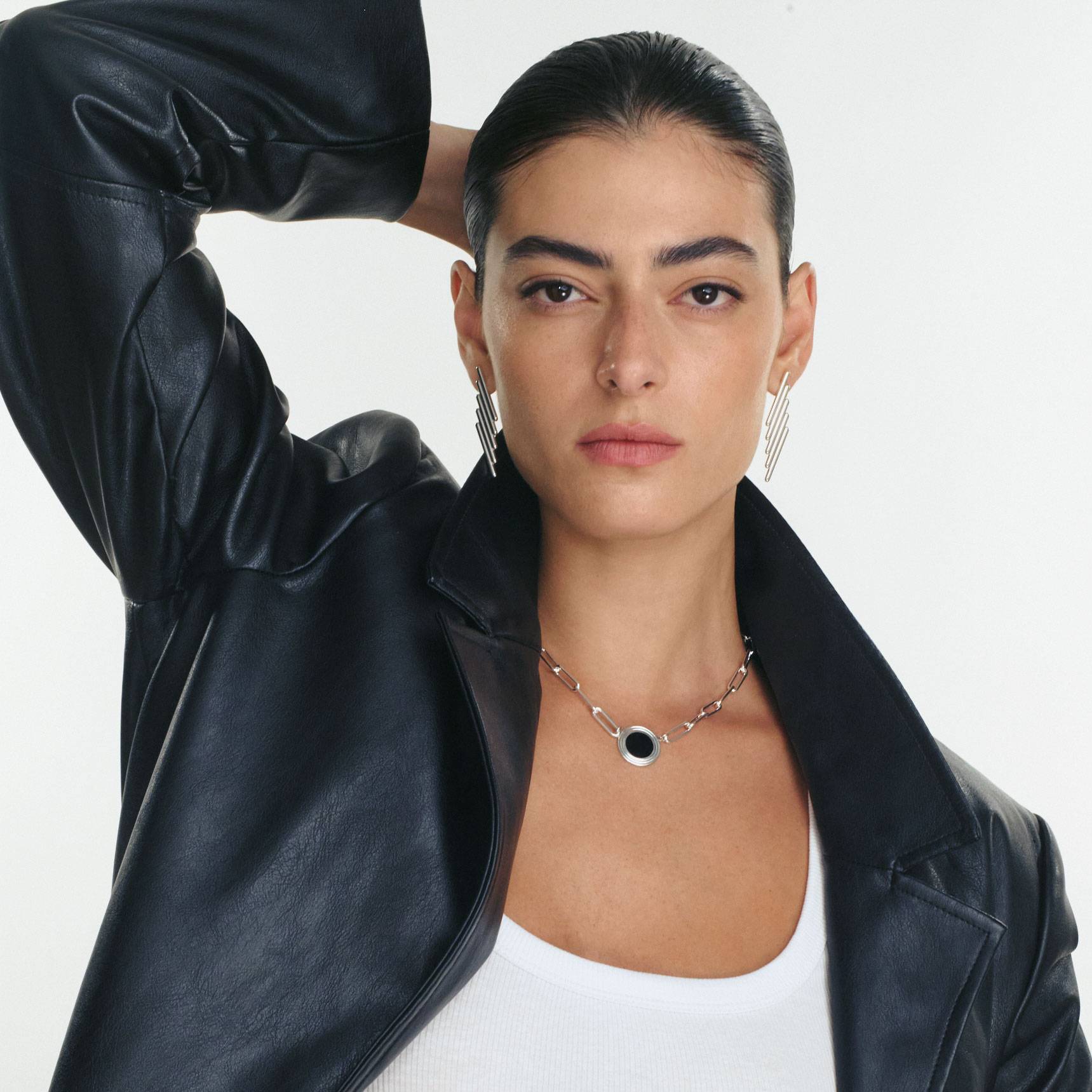 The Happy hour Necklace - Silver-1 product photo