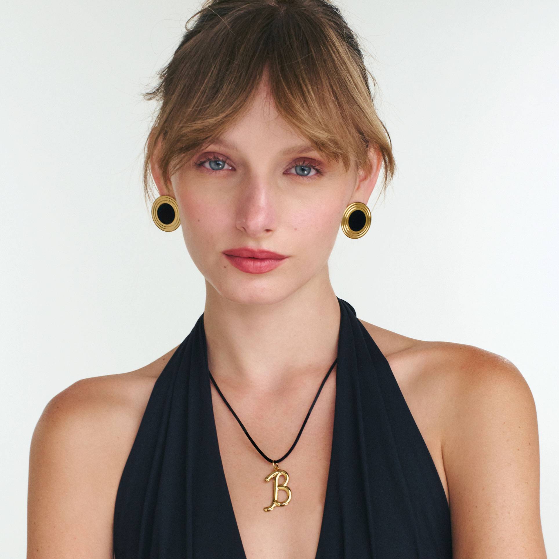 The Happy hour Stud Earrings  - Gold Vermeil-5 product photo